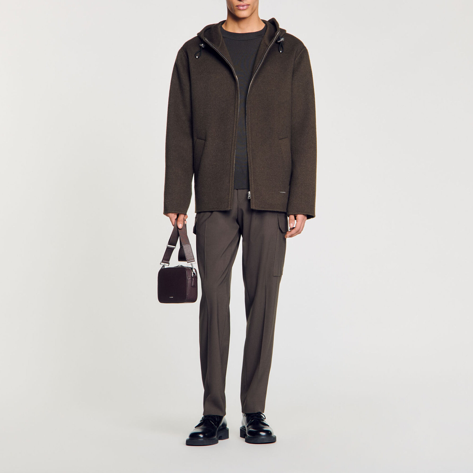 Coupe-vent &agrave; capuche - Homme | Sandro Paris