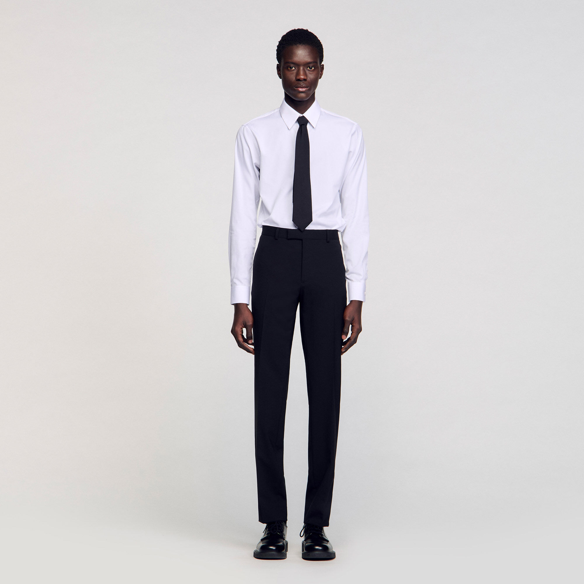 Pantalon de costume à coupe classique