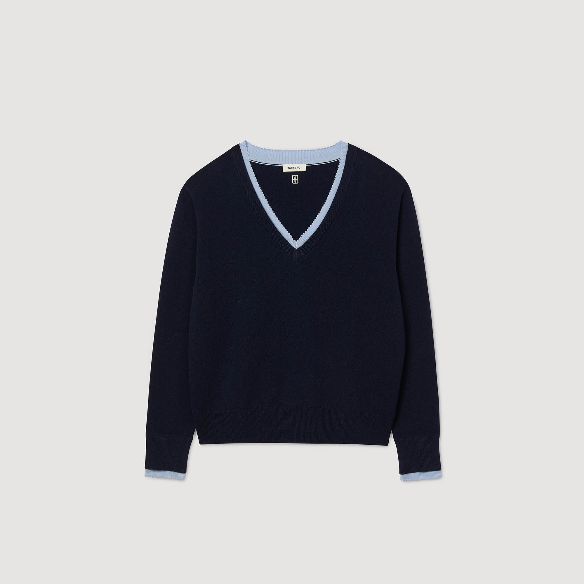 Pull en laine et cachemire