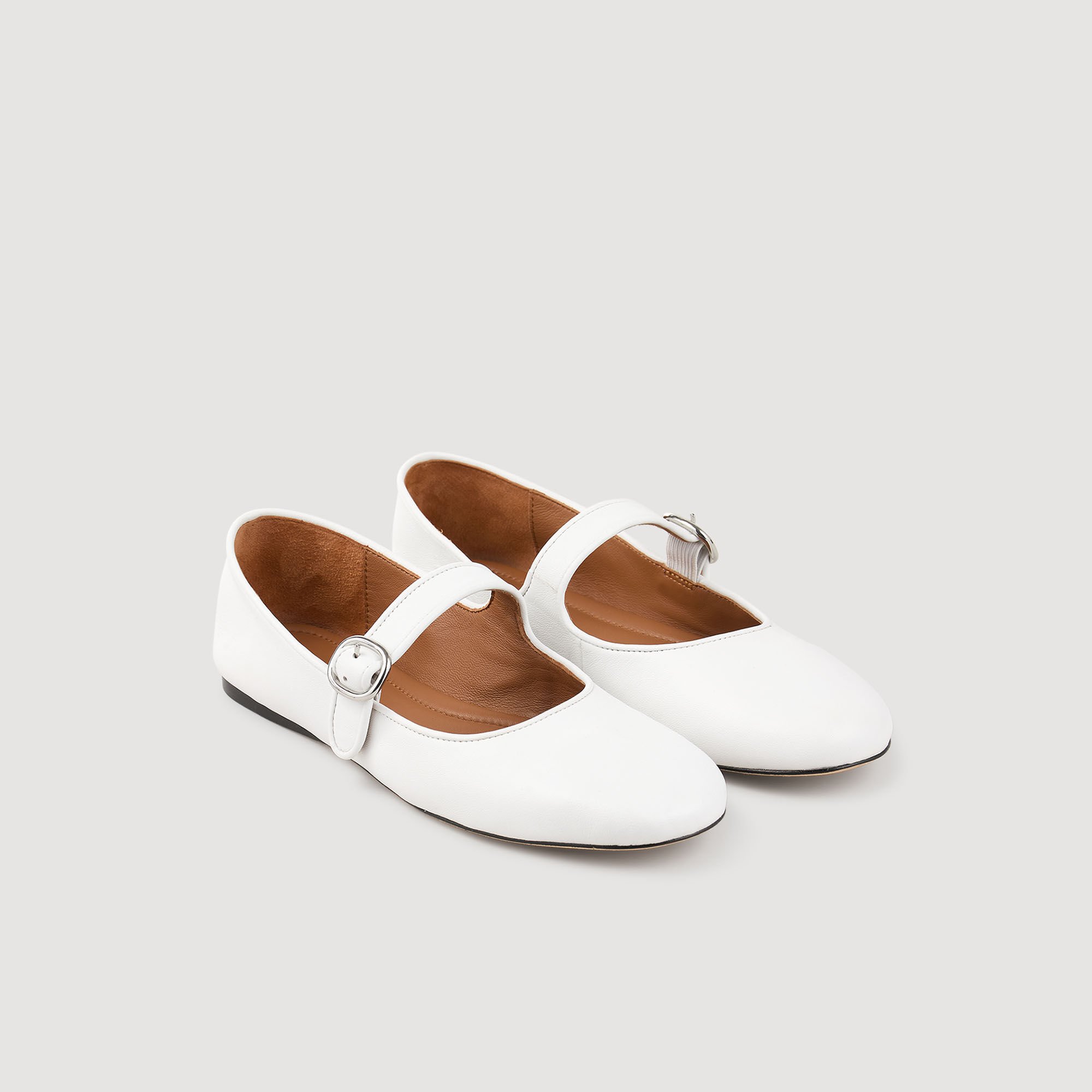 Ballerines en cuir