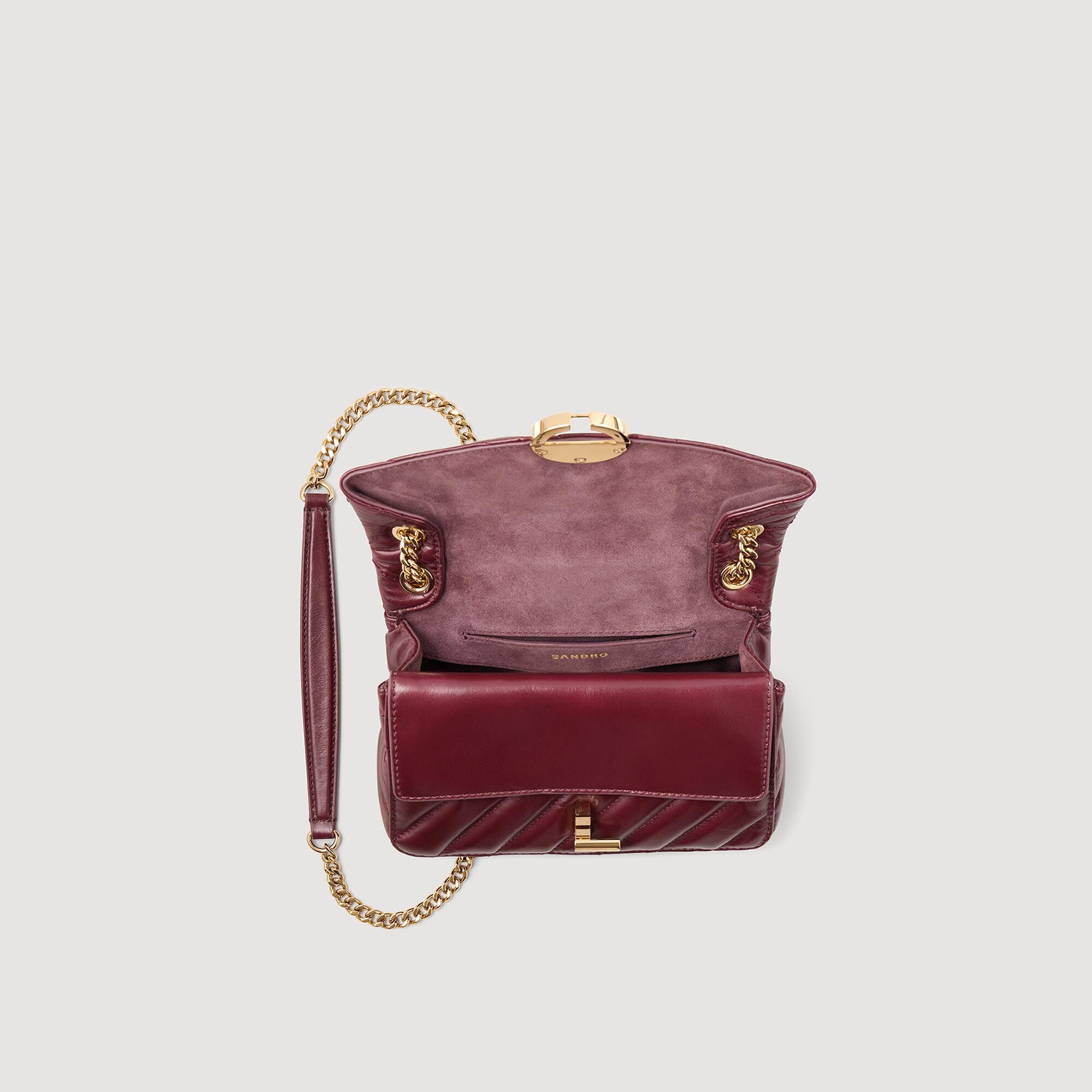 Petit sac Yza en cuir lisse