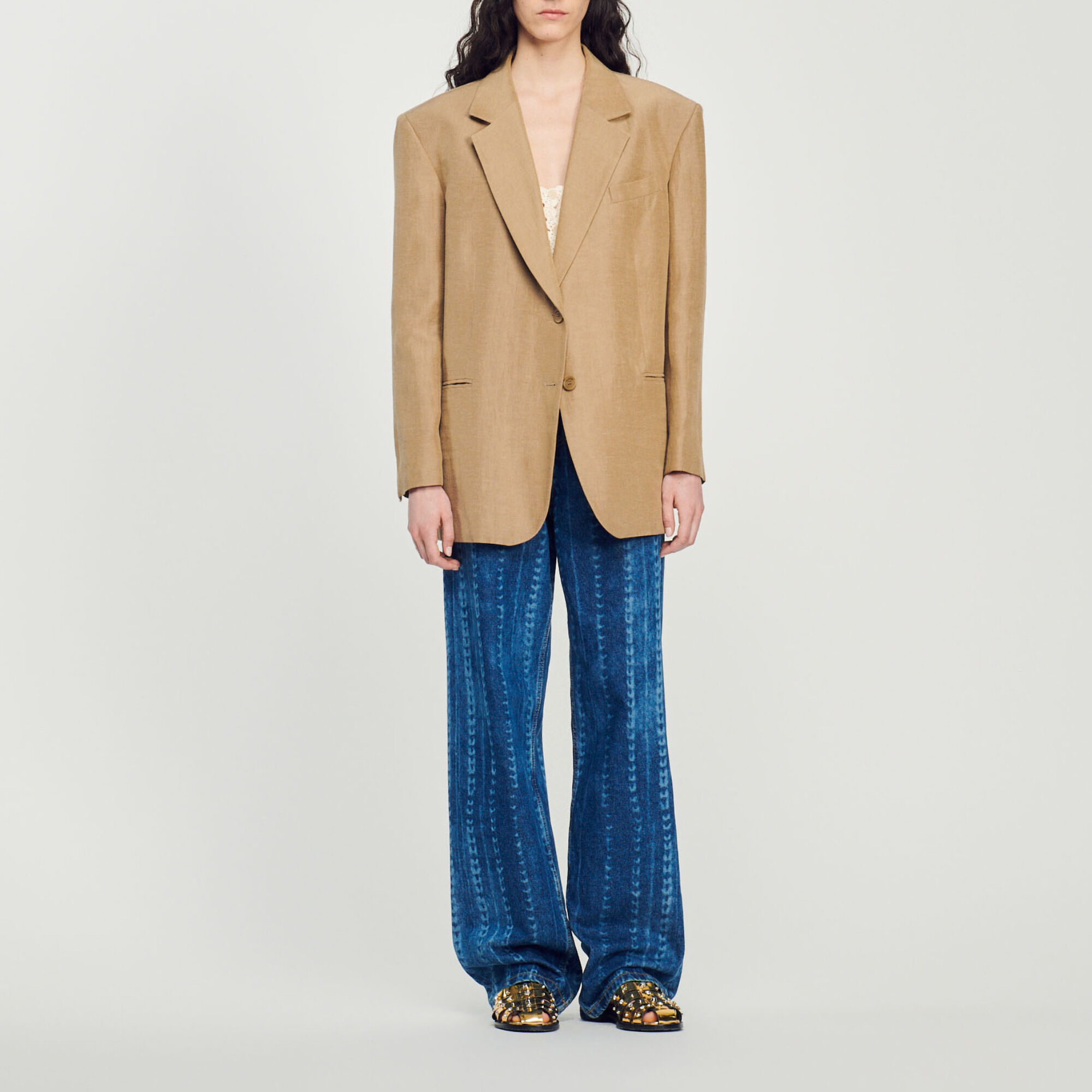 Veste de tailleur Brown Women Sandro Paris