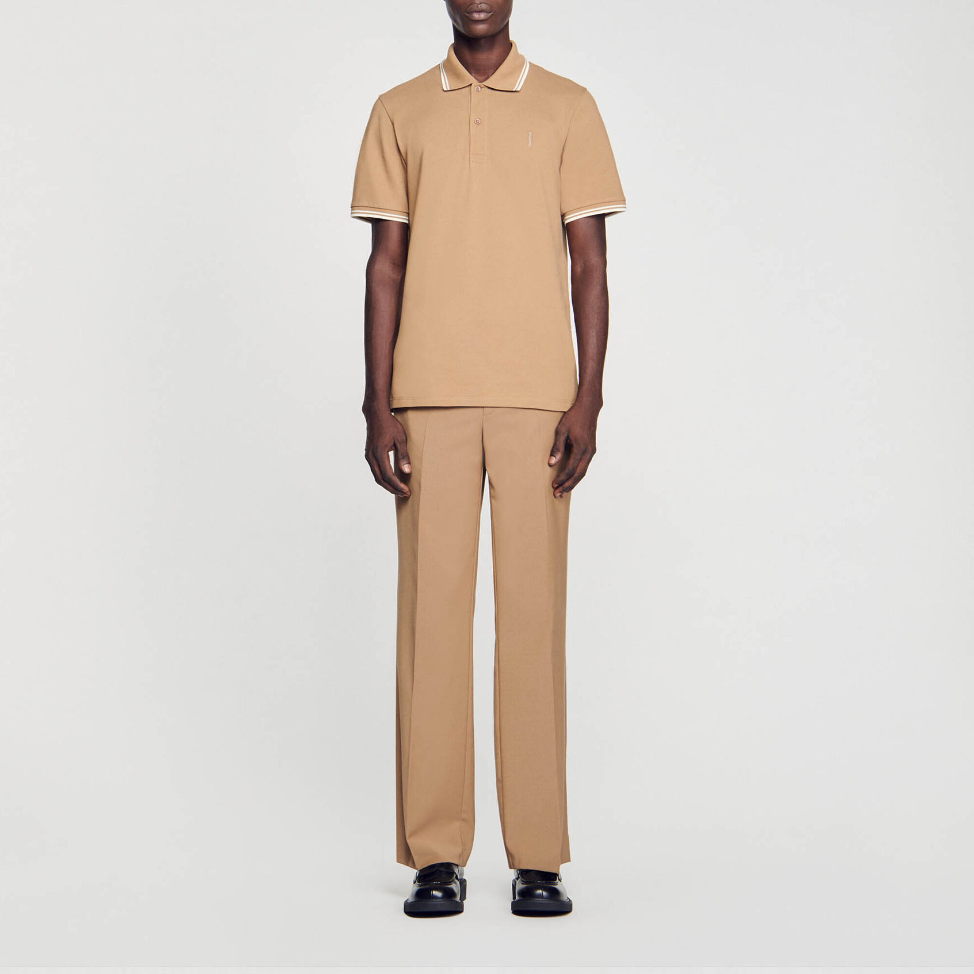 Polo en piqué de coton