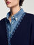 Cardigan à détails denim 