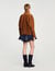Blouson en daim oversize
