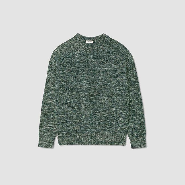 Pull en maille chenille