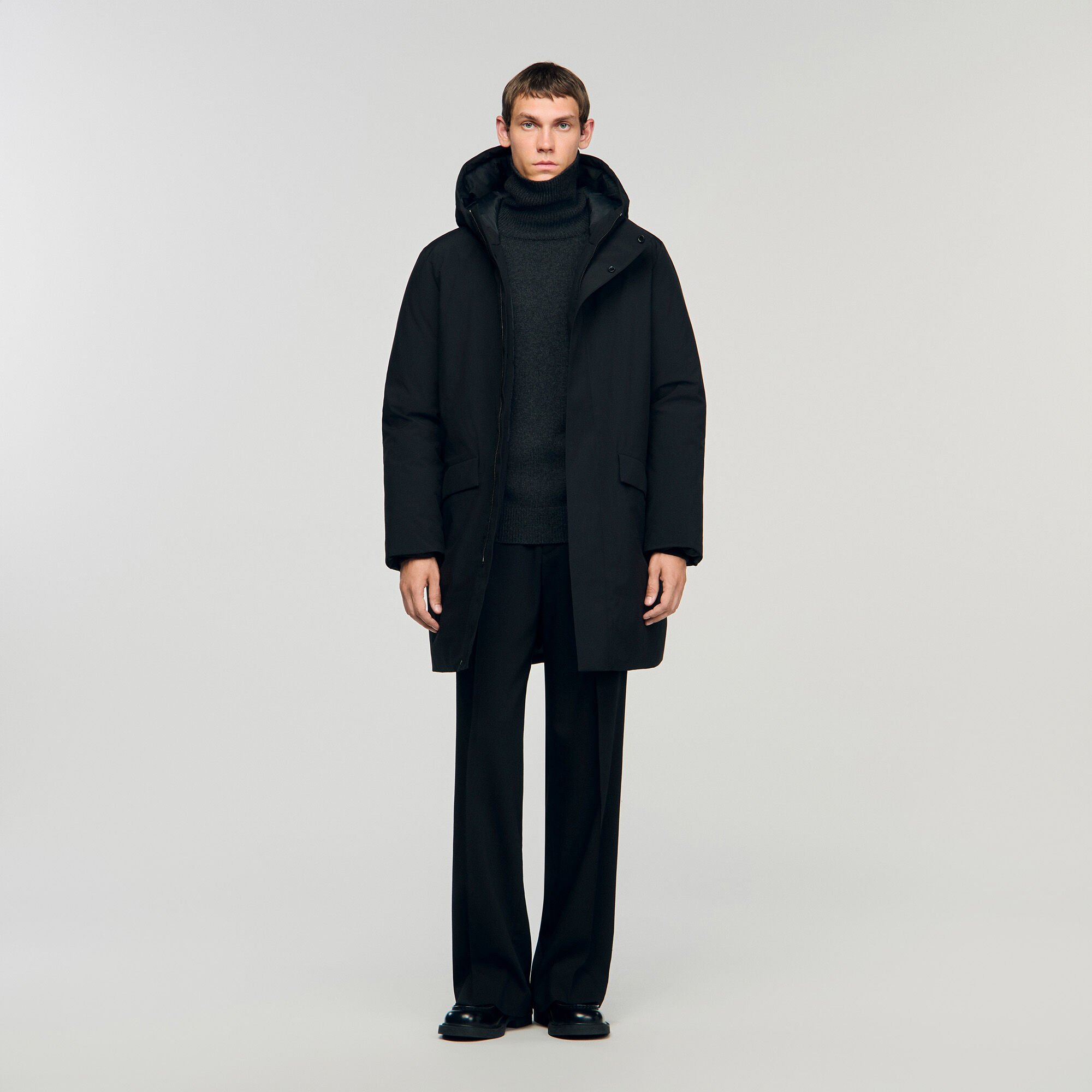 Parka avec capuche et fermeture