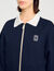 Sweatshirt court bicolore