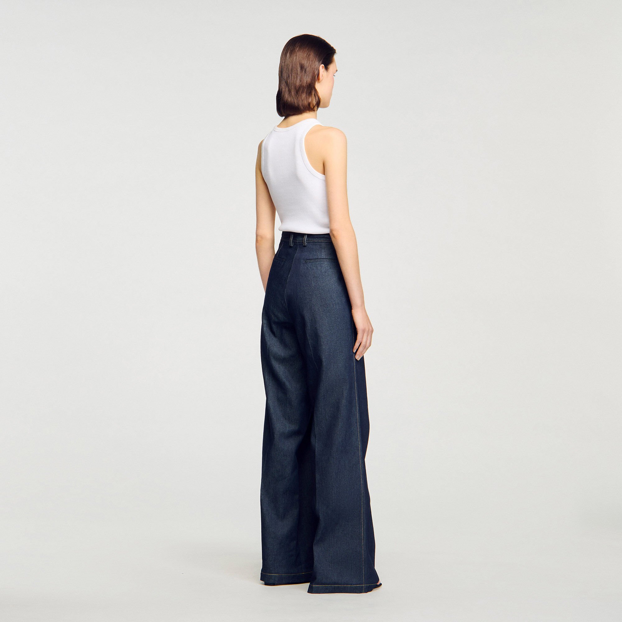 Pantalon de tailleur en denim