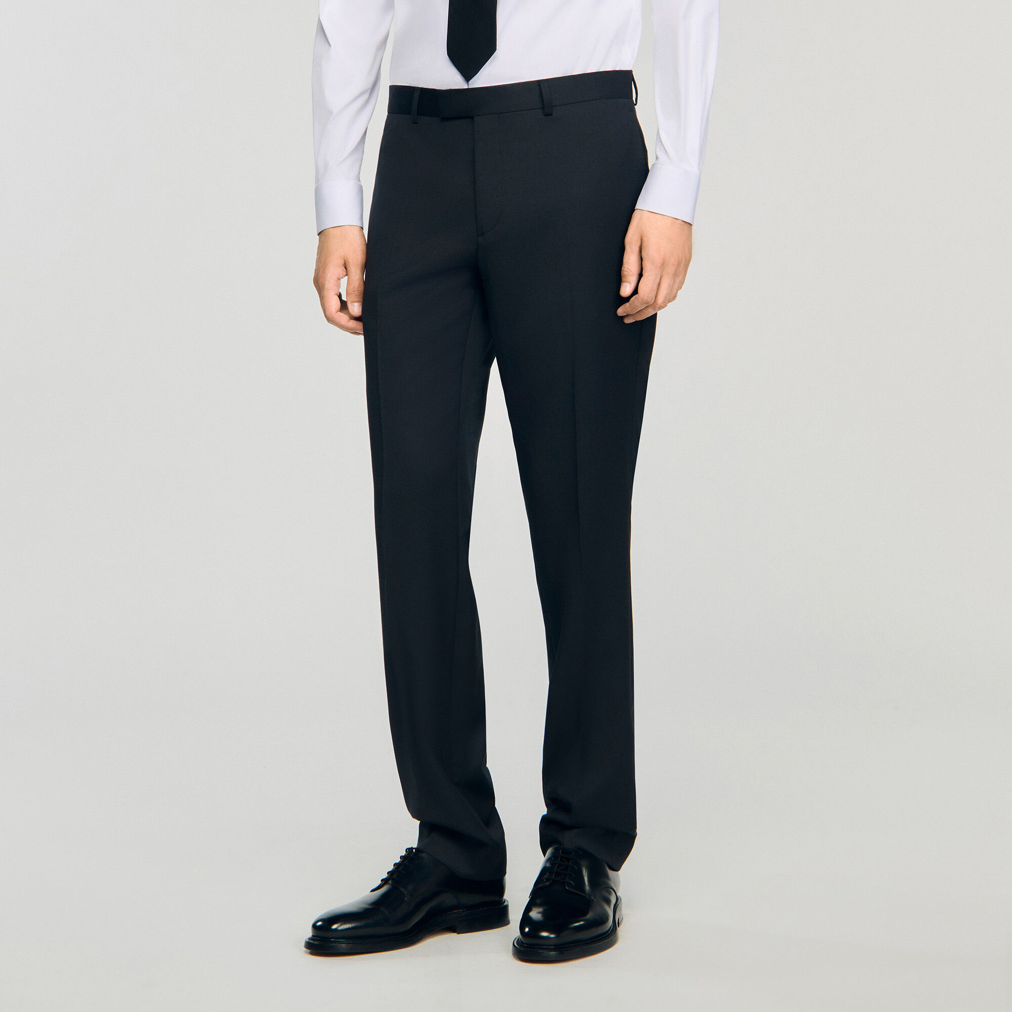 Pantalon en laine classique