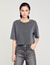 T-shirt court à strass