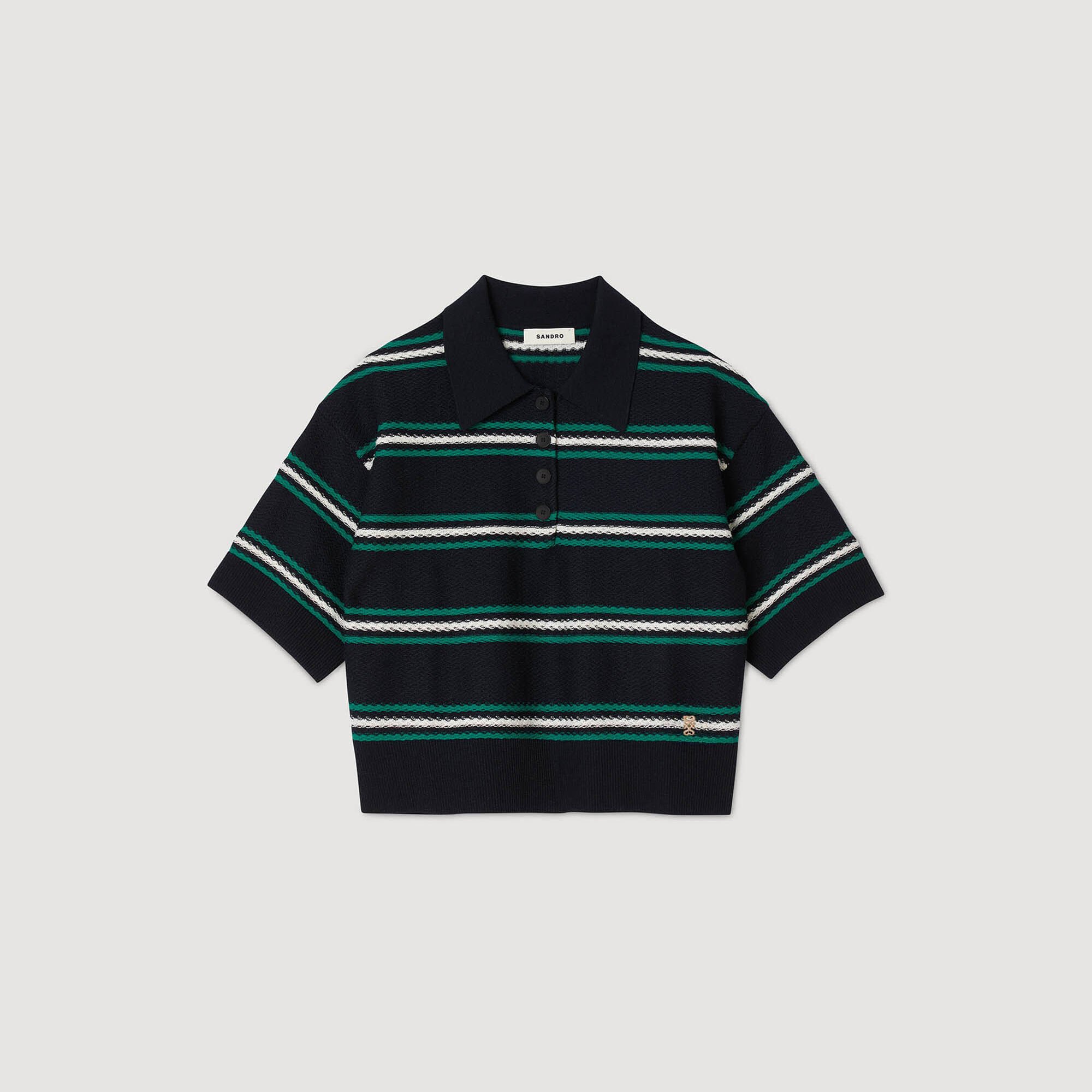 Pull à col polo