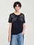T-shirt à détails brodés