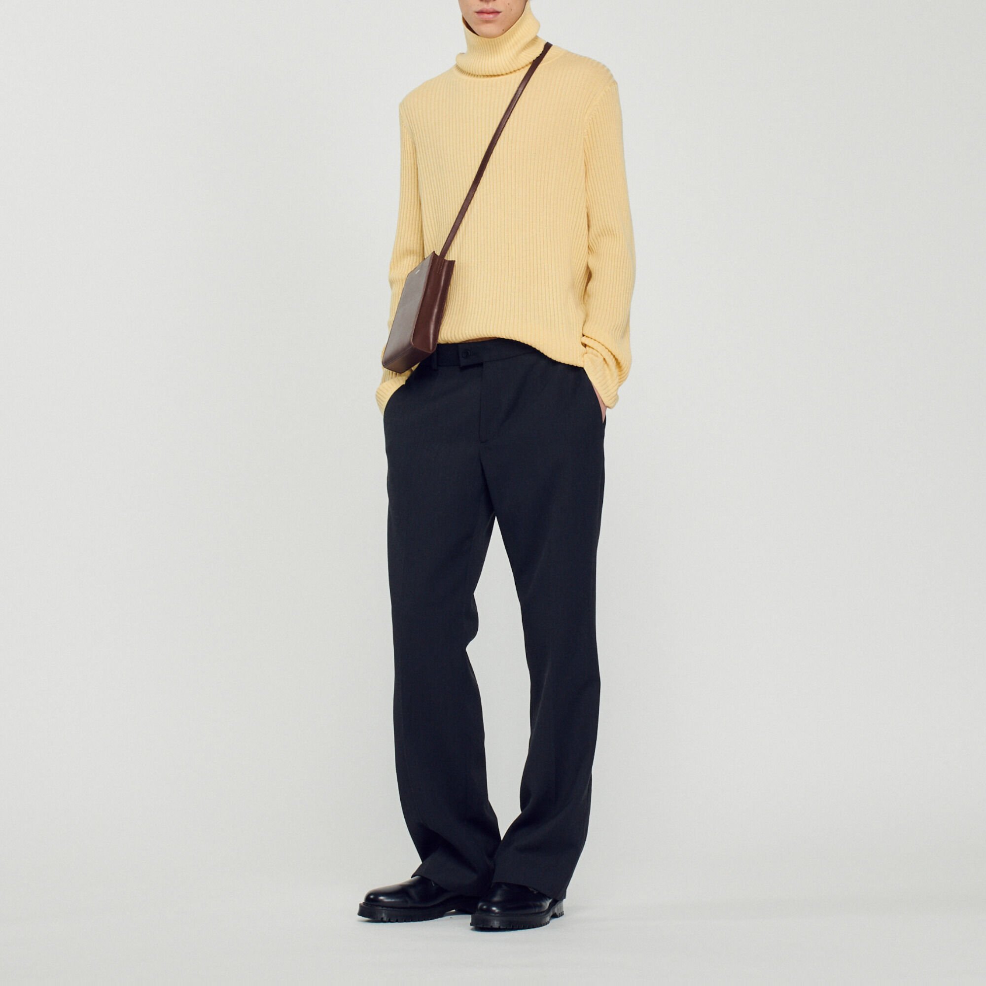 Pull col roulé Homme