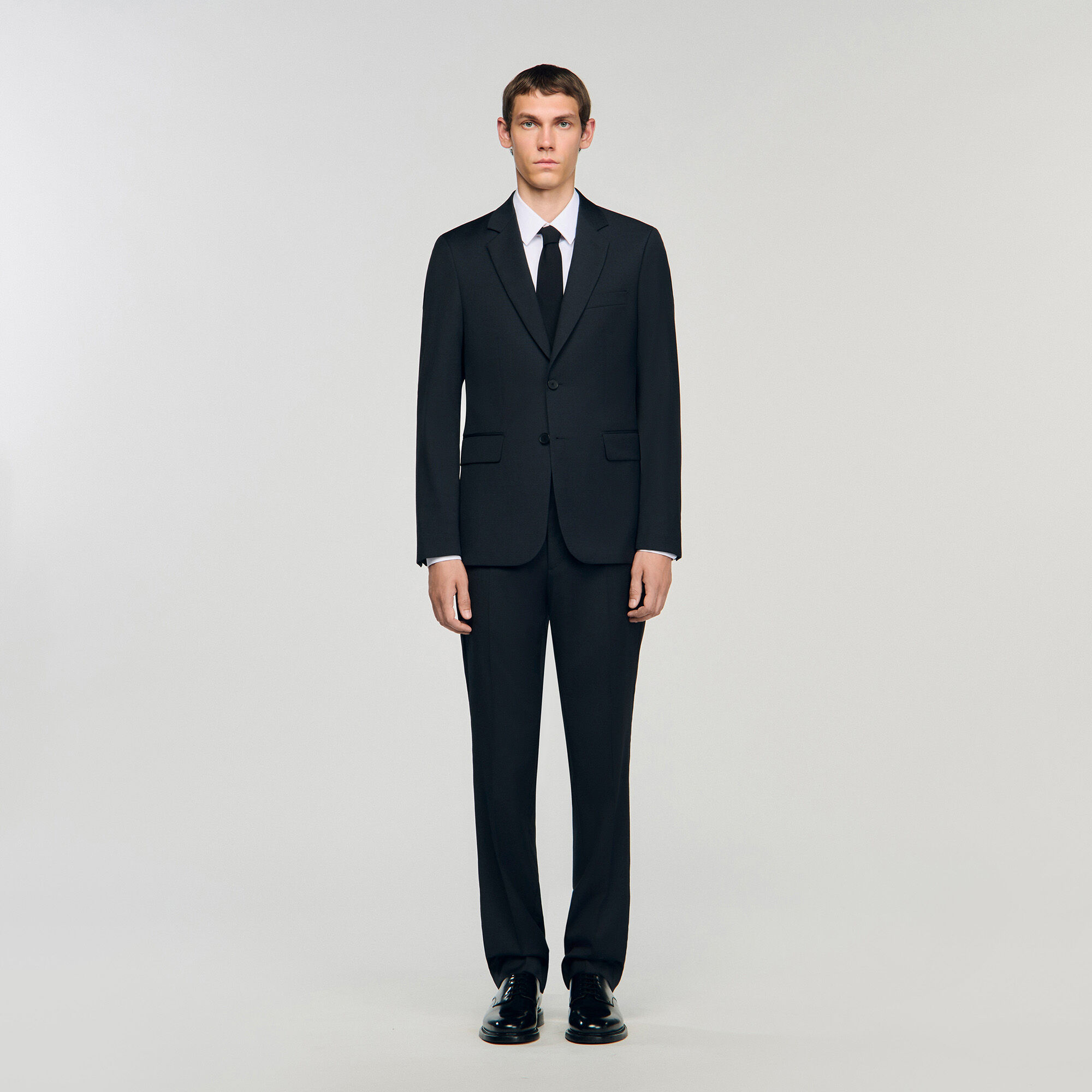 Veste de costume en laine vierge