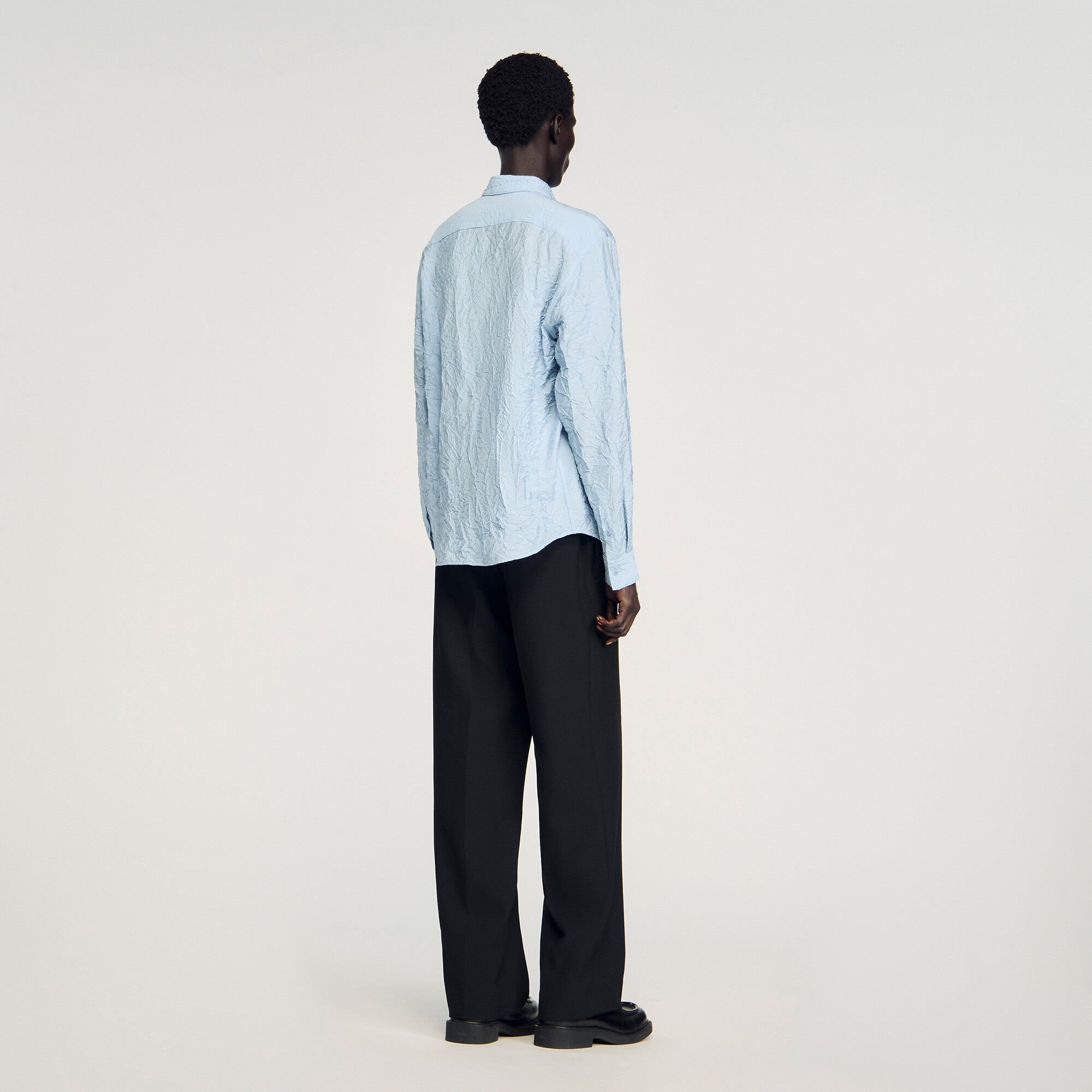 Chemise effet froissé