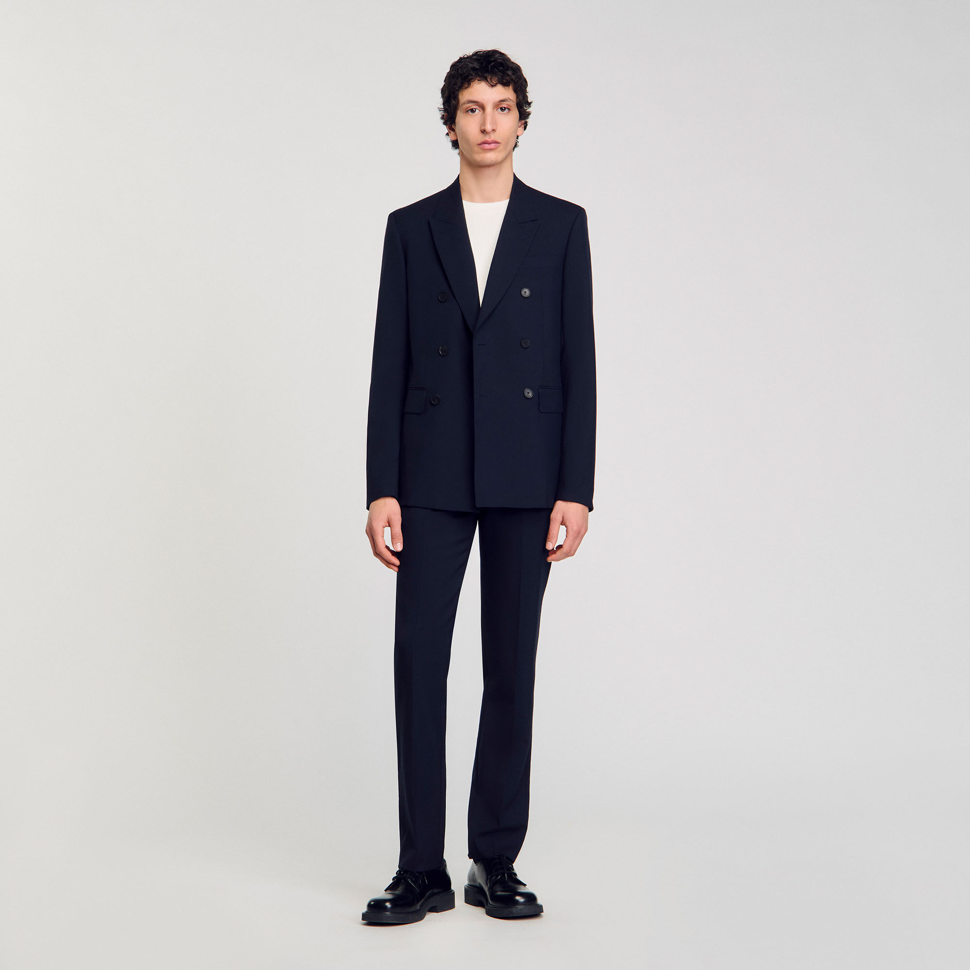 Veste de costume croisée