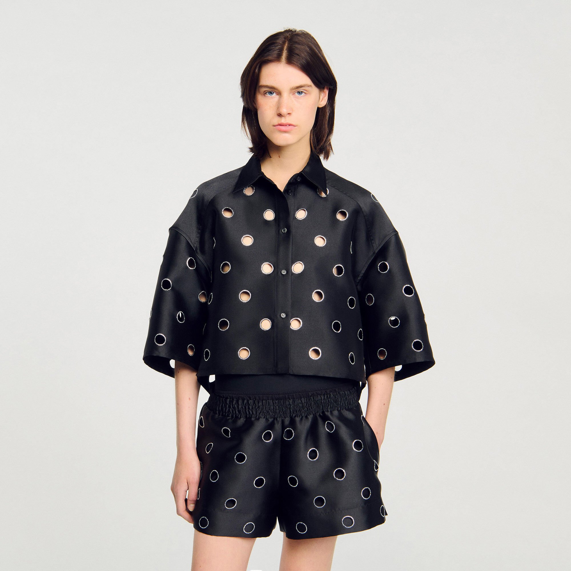 Chemise à strass