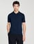 Polo en maille à col zippé