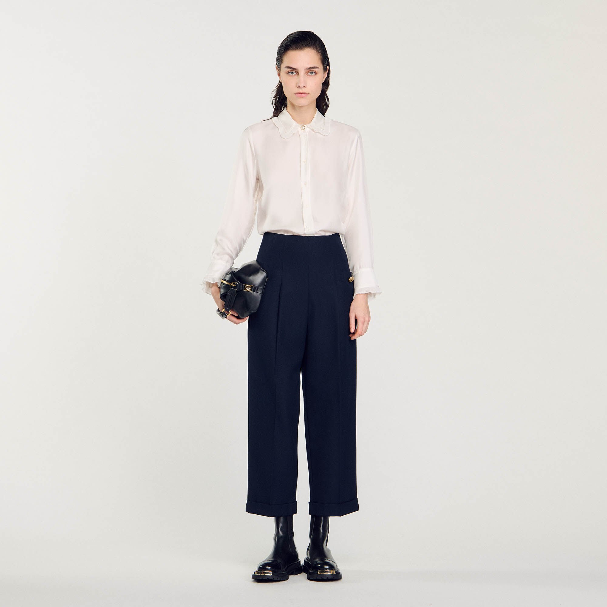 Chemises en soie pour femme Sandro Paris