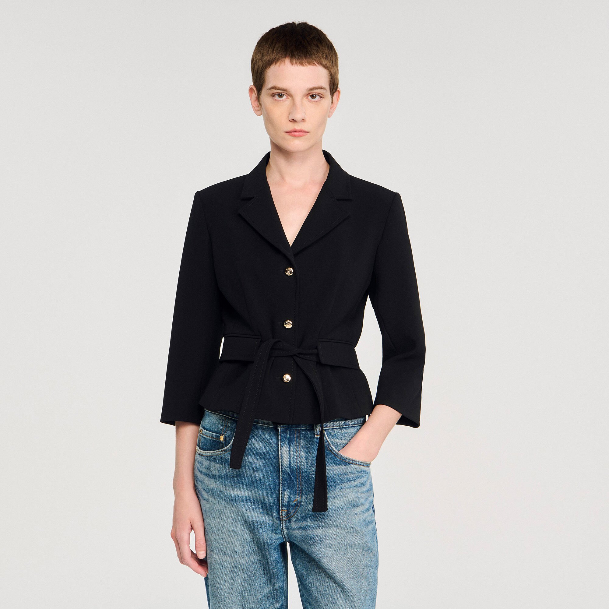 Veste courte de tailleur 