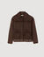 Veste en cuir suède ornée de studs