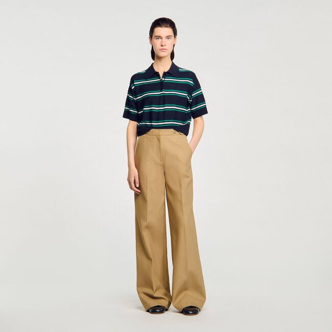 Pull à col polo