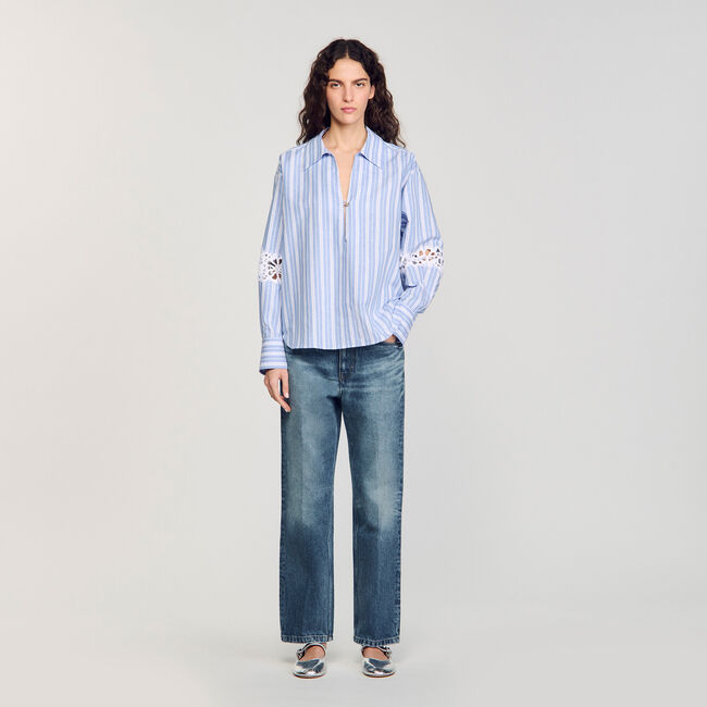Chemise à rayures 