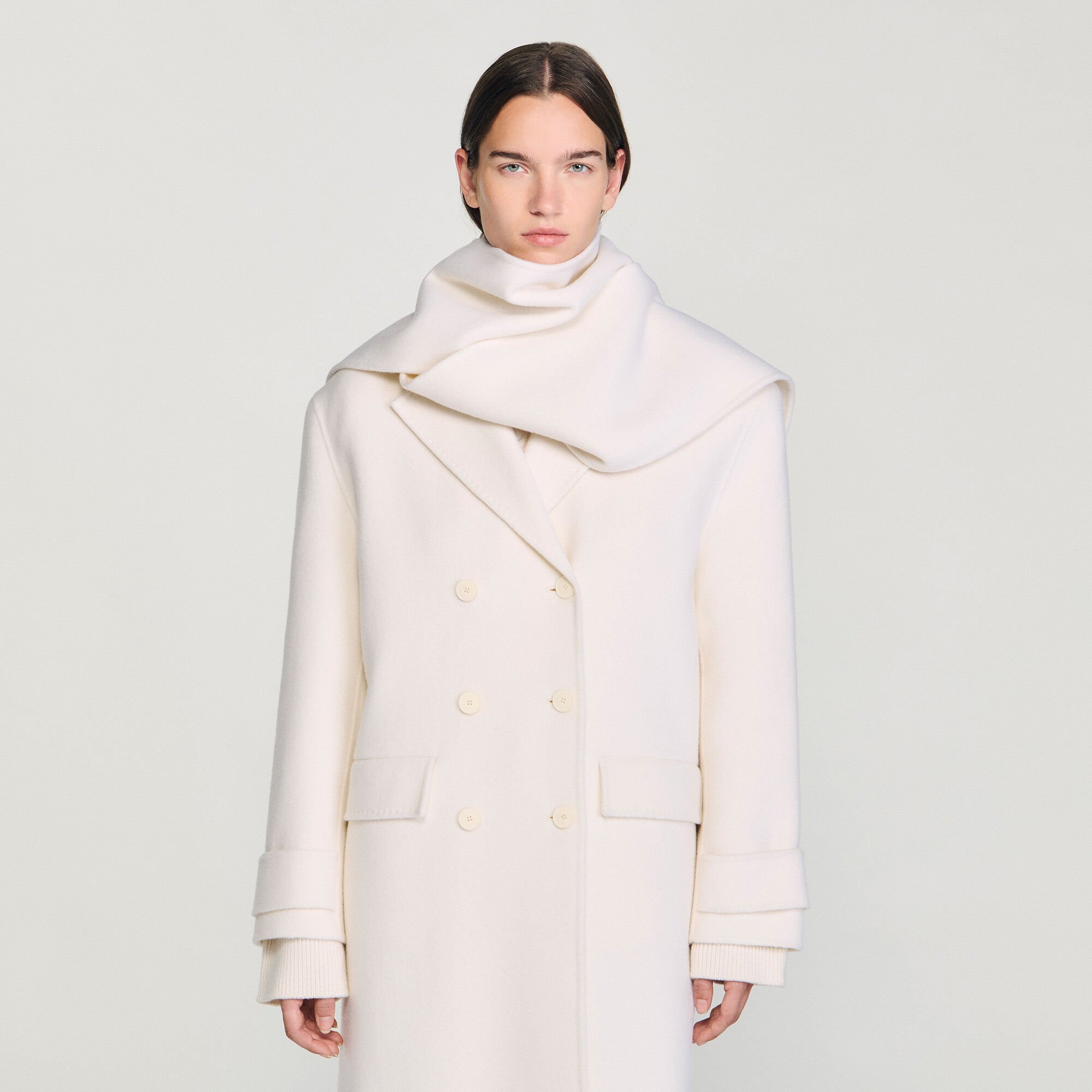 Manteau oversize en laine