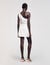 Robe courte asymétrique