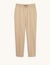Pantalon carotte en coton