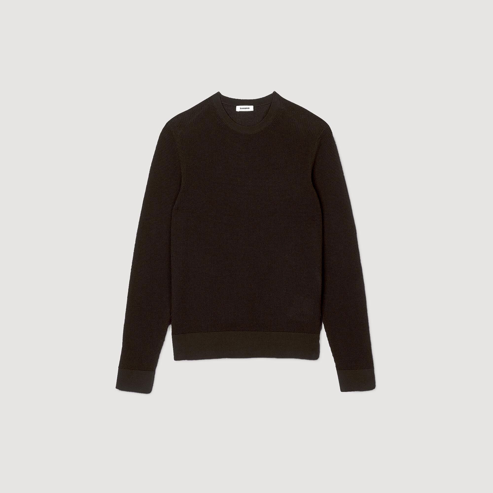 Pull en maille texturée
