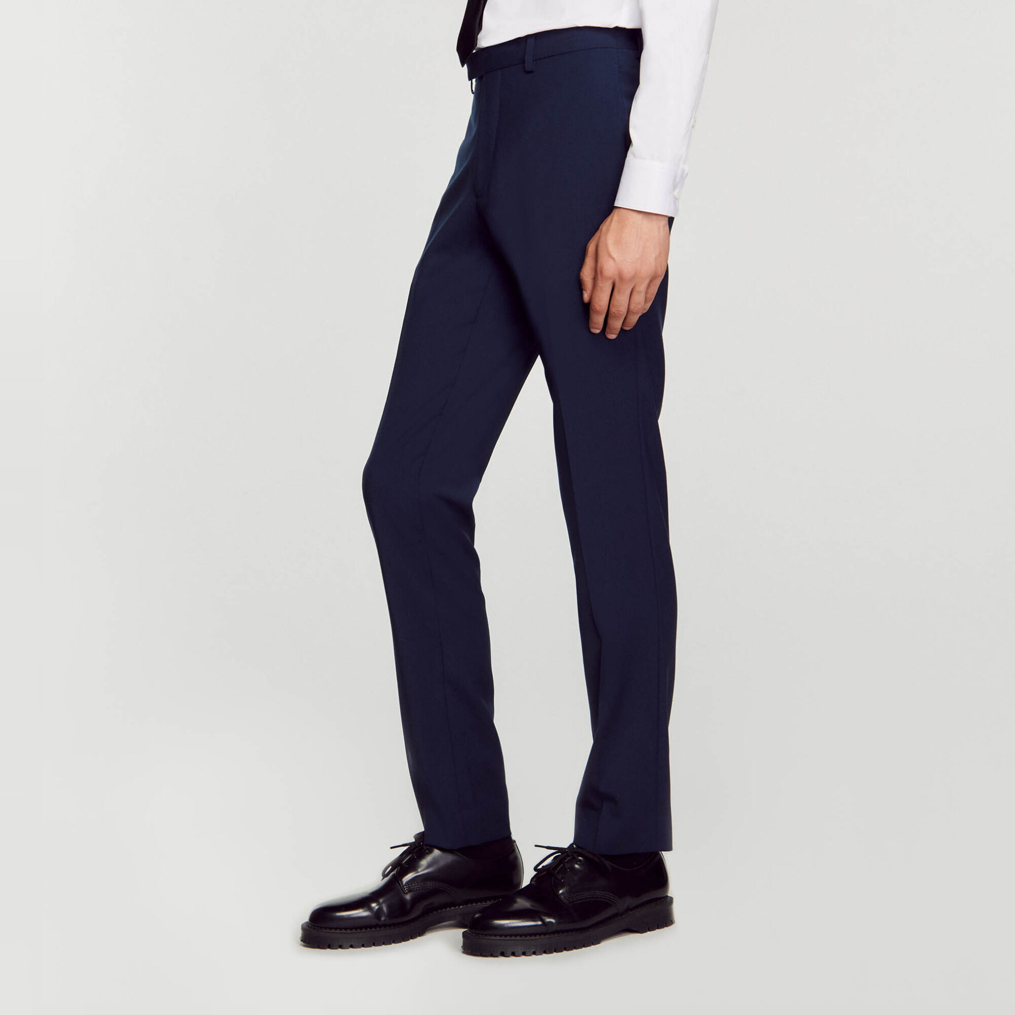 Pantalon de costume en laine vierge