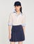 Pull bicolore en laine et cachemire 
