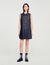 Robe courte en denim
