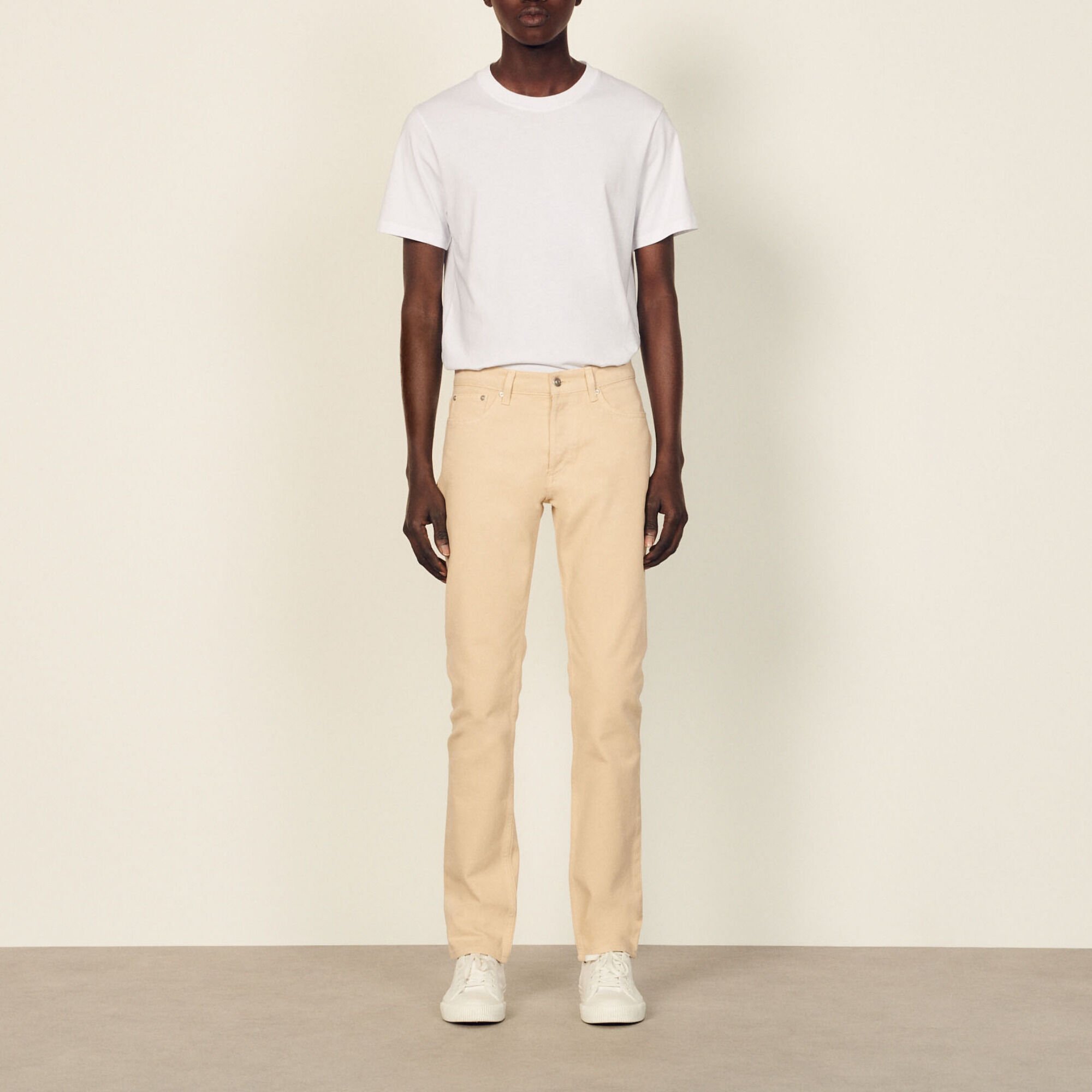 Jean en coton coupe slim