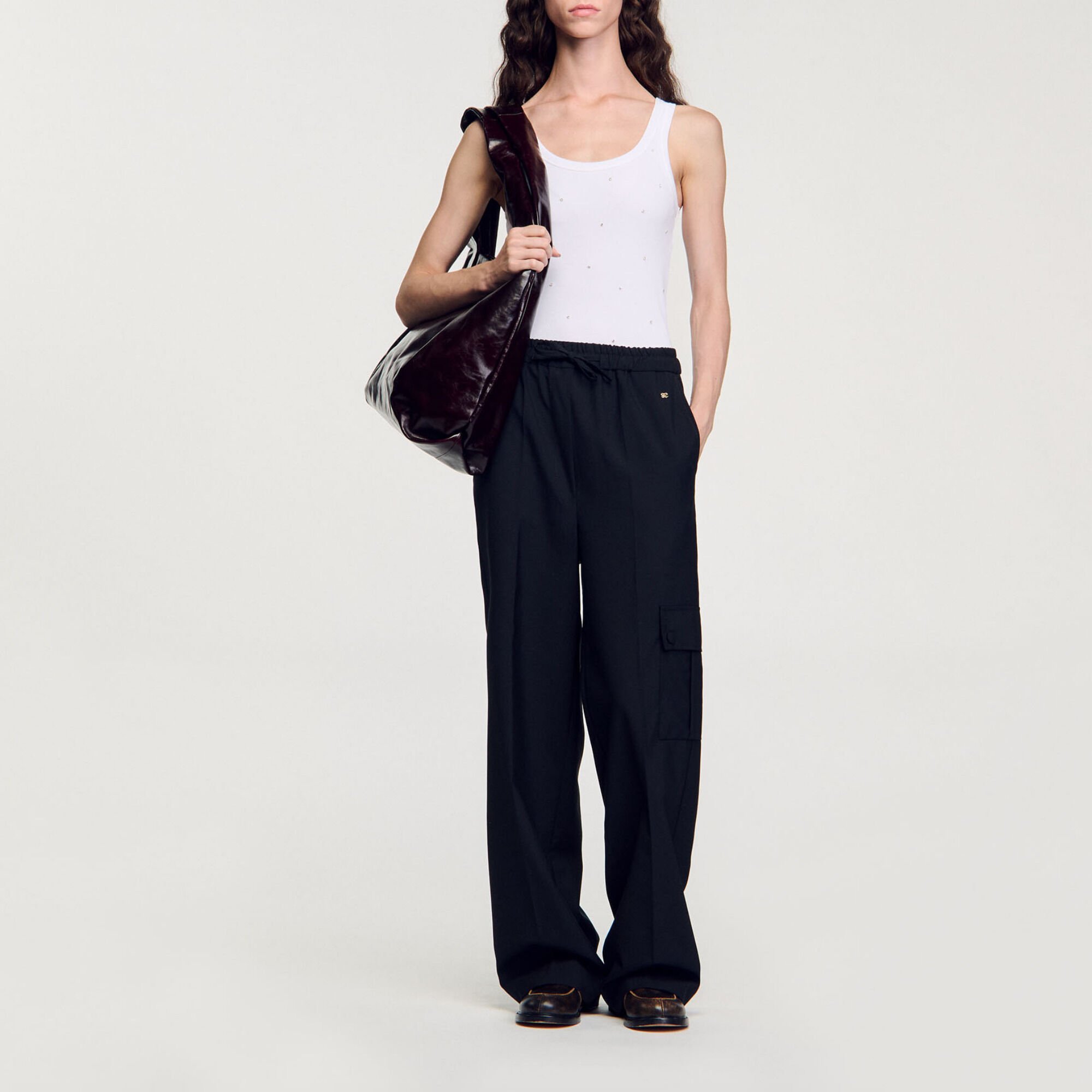 Pantalon taille élastiquée