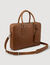 Grand briefcase en cuir grainé
