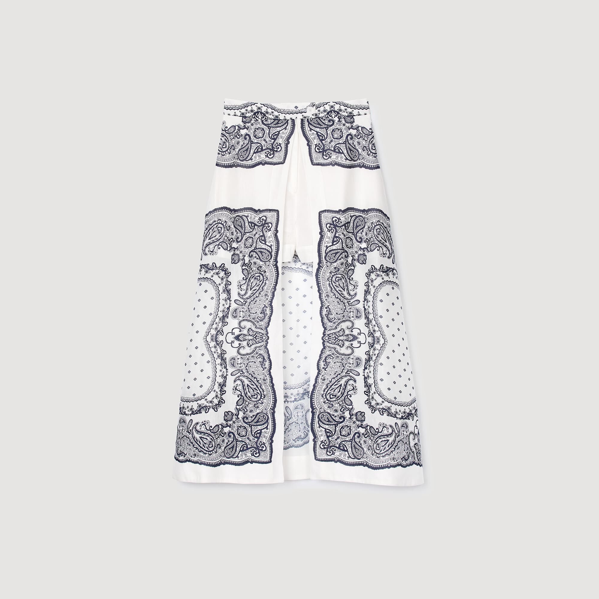 Jupe short à imprimé bandana 