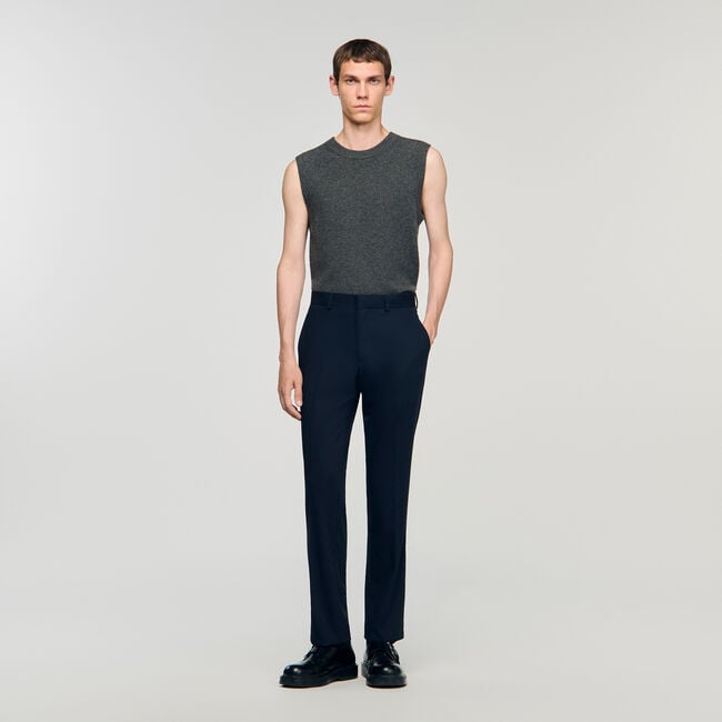Pantalon de costume  large