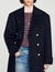 Manteau long oversize double face