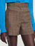 Short en laine &agrave; carreaux - Femme | Sandro Paris