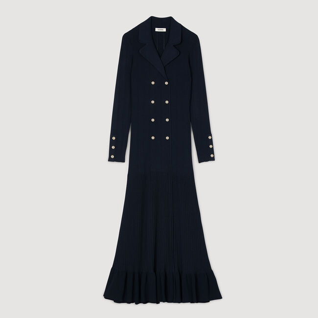 Robe longue en maille
