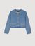 Blouson en denim strassé