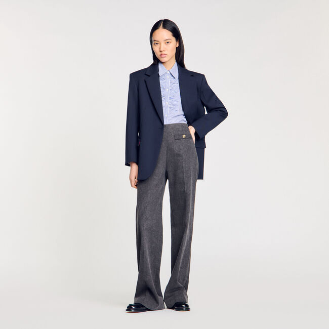 Pantalon taille haute