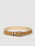 Ceinture en cuir boucle m&eacute;tallique