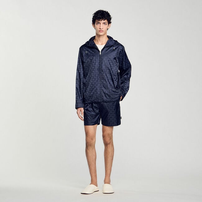 Blouson en nylon Square Cross
