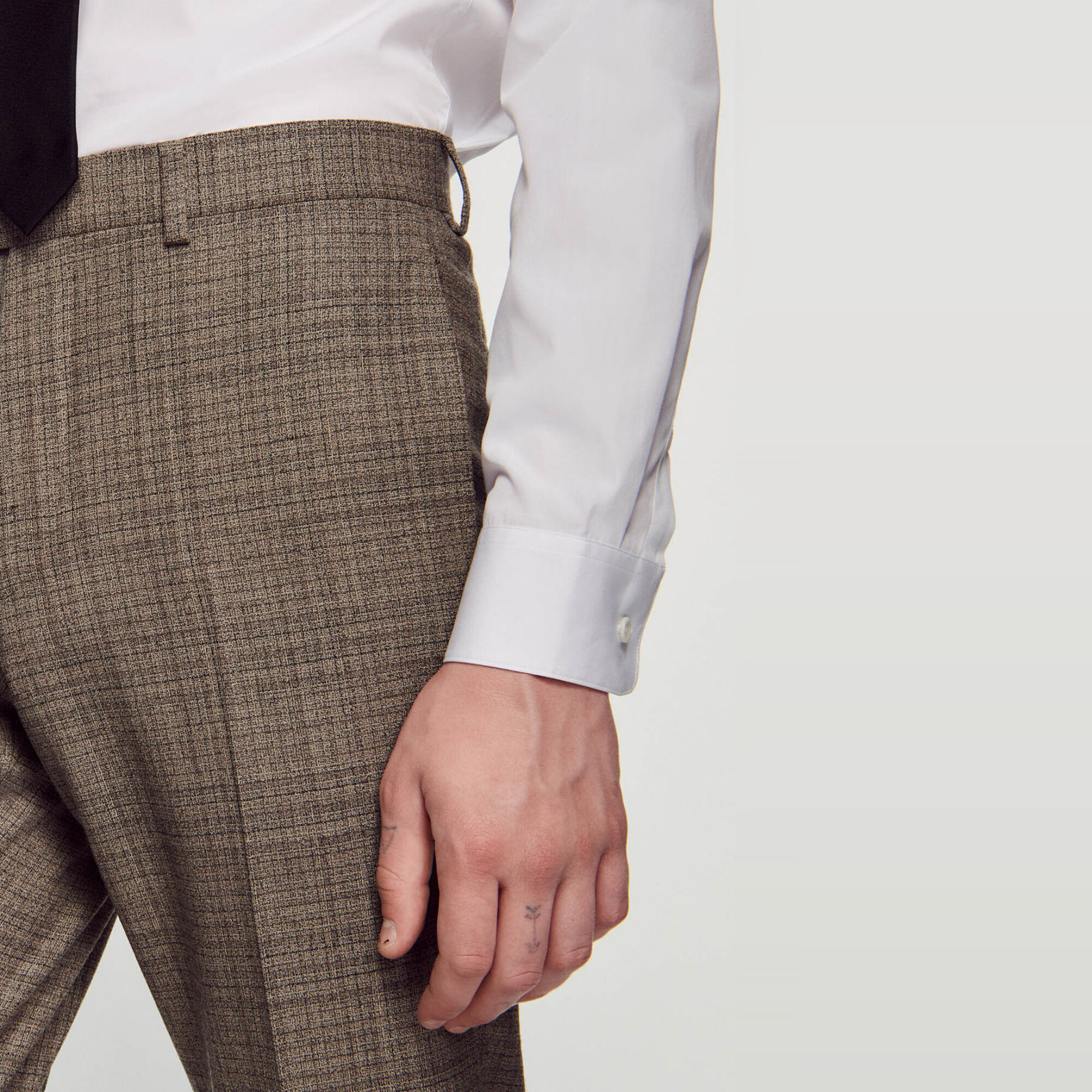 Pantalon de costume en laine