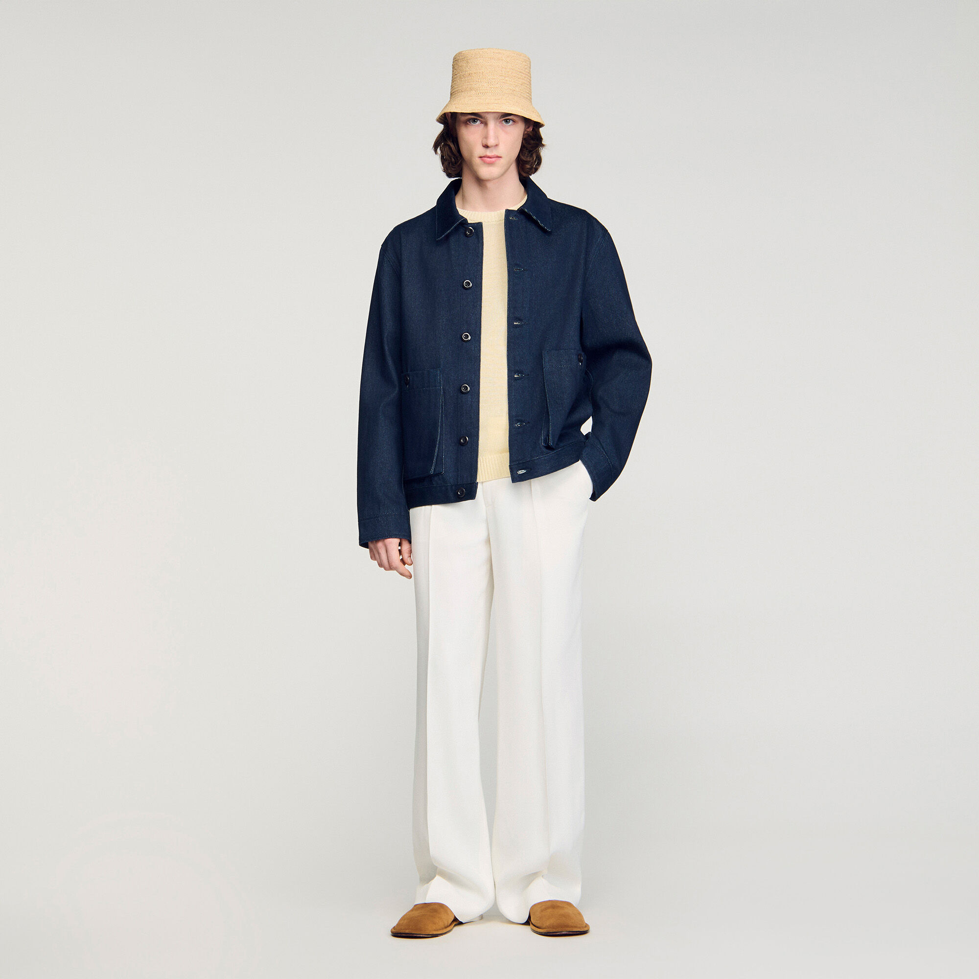 Blouson worker en denim 