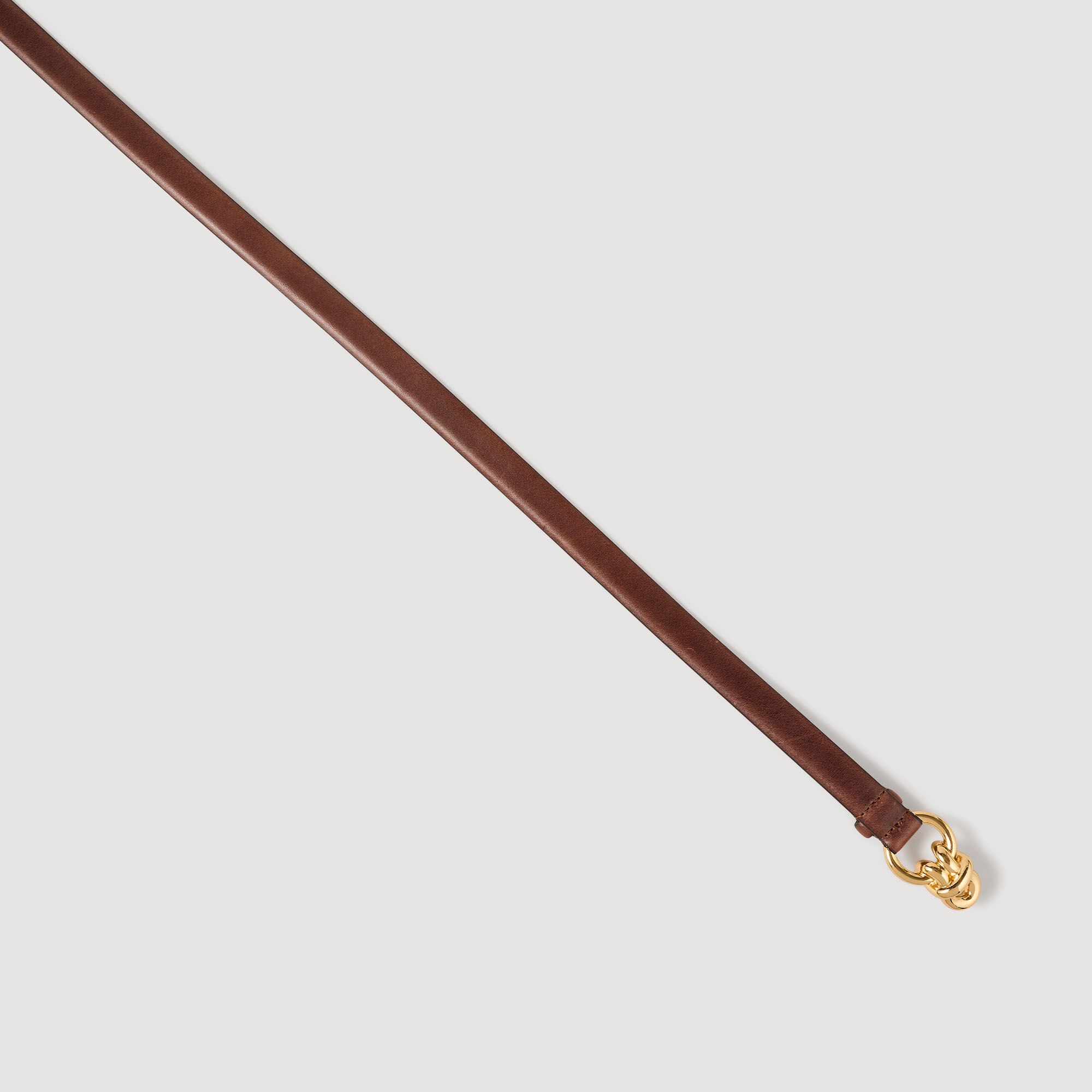 Ceinture en cuir à boucle fantaisie